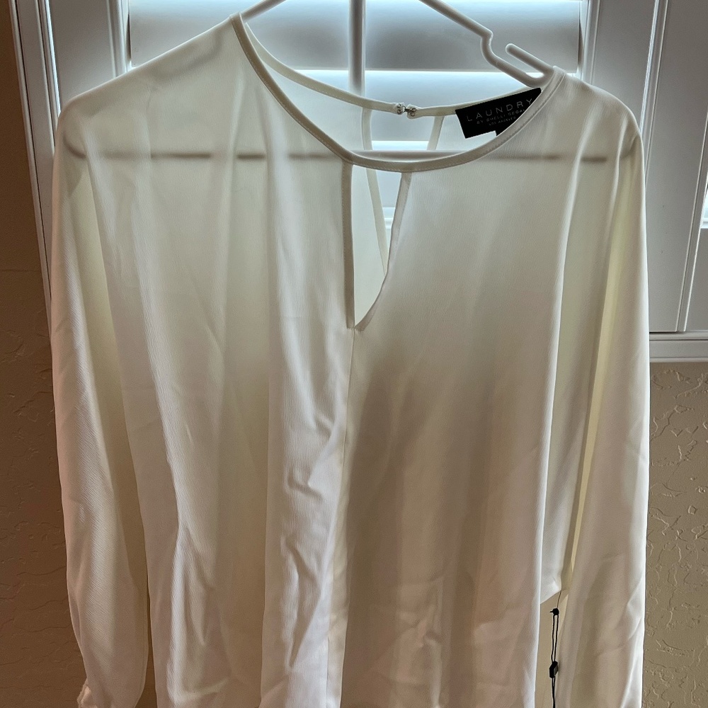 Women's Laundry Long Sleeve Blouse Size L